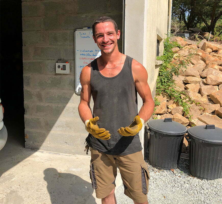 interview de thomas elagueur et paysagiste par François de l’équipe kraft