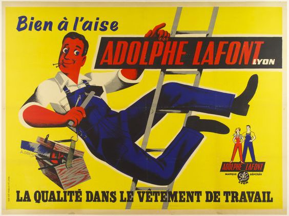Publicité salopette Lafont