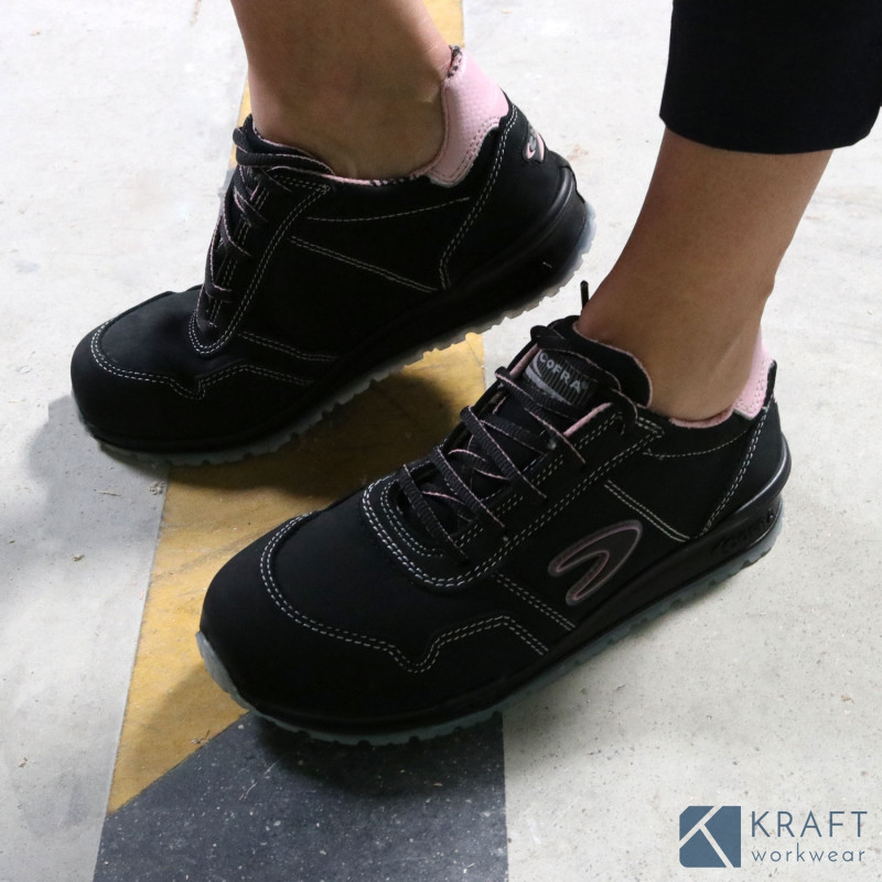 Chaussures De Sécurité Femme Ultra Légères (380g) - Embout Acier, Antidérapantes, Pour Chantier, Laboratoire