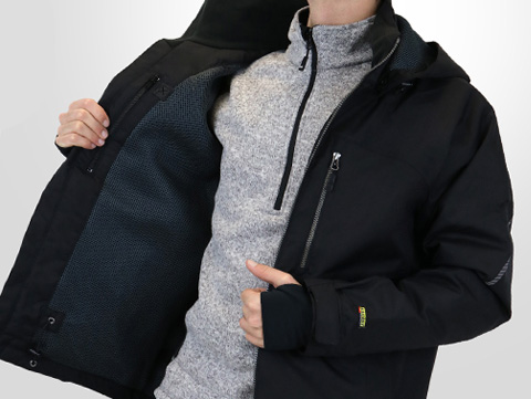 Guide des tailles veste de travail
