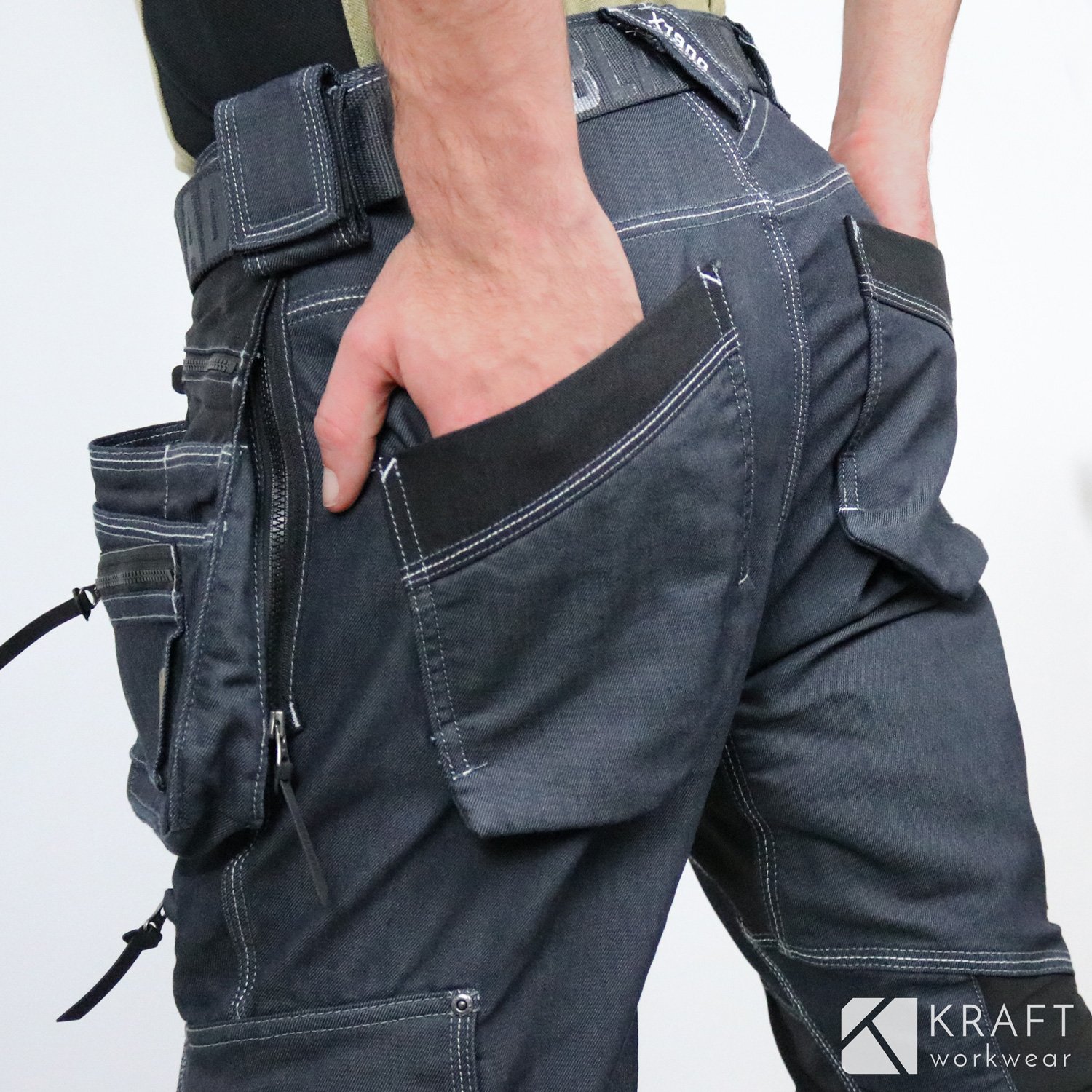 Pantalon de travail multipoche