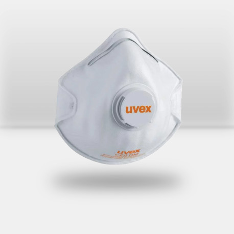 Masque coque respiratoire avec soupape Uvex FFP2